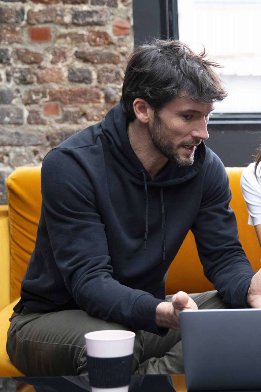 NICHOLAS MEN - FRENCH TERRY HOODED SWEATSHIRT - Slika 6