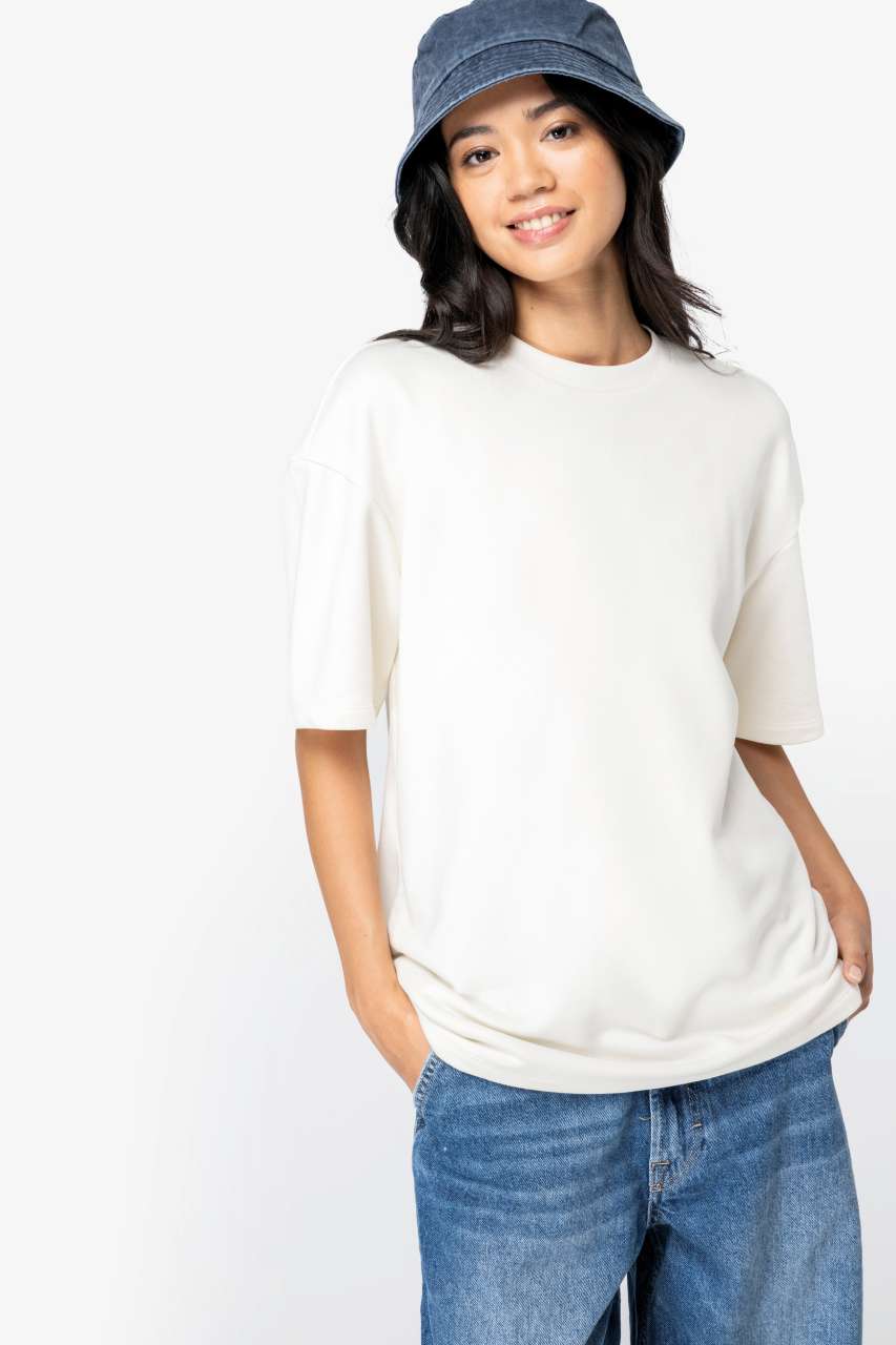 UNISEX ECO-FRIENDLY OVERSIZED FRENCH TERRY T-SHIRT - Slika 7