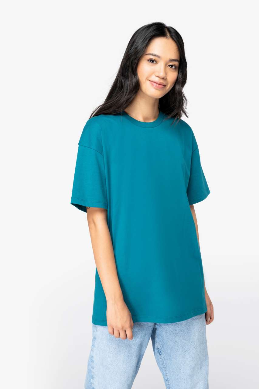 UNISEX SHOULDER LOOSE T-SHIRT - Slika 2
