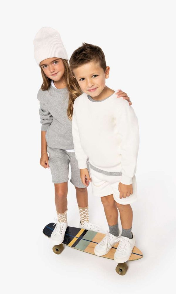 KIDS' ECO-FRIENDLY ROUND NECK SWEATSHIRT