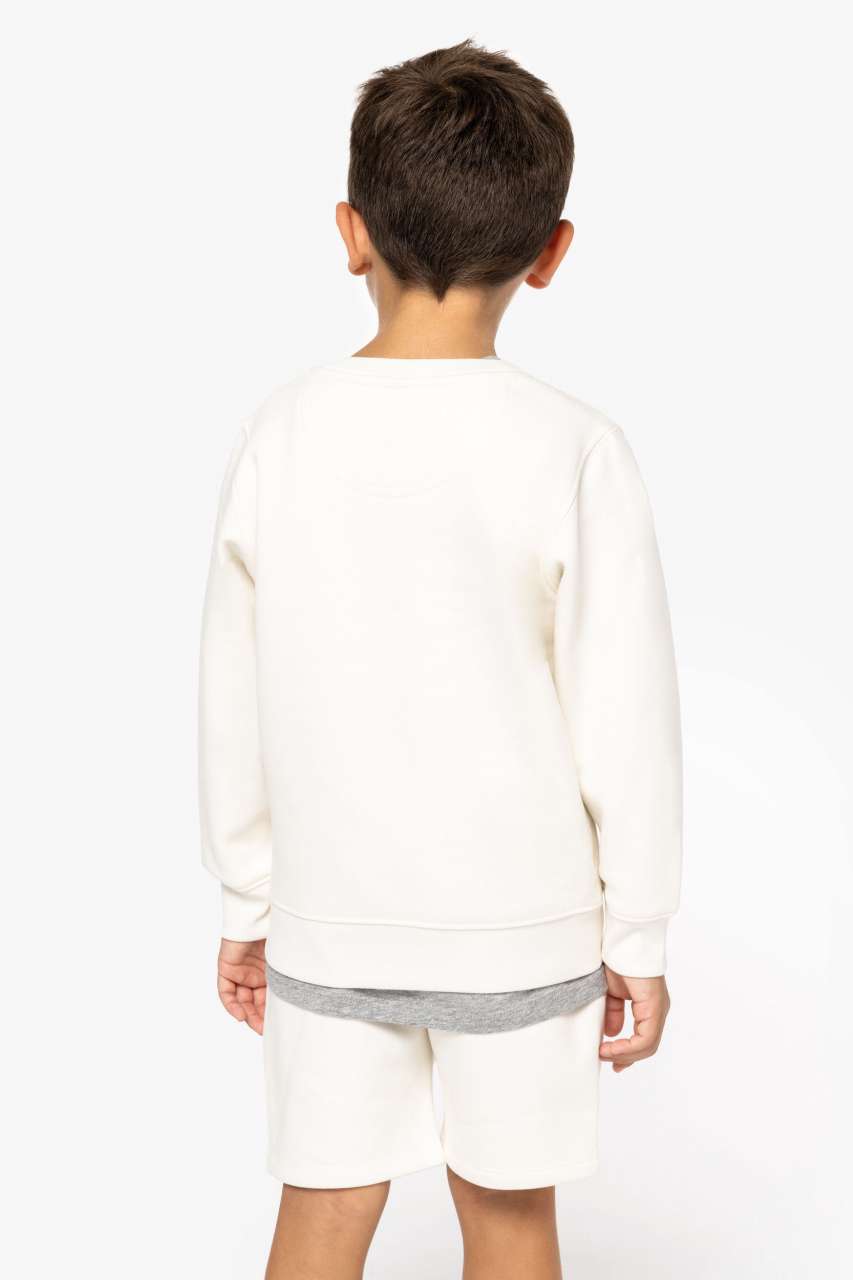 KIDS' ECO-FRIENDLY ROUND NECK SWEATSHIRT - Slika 3