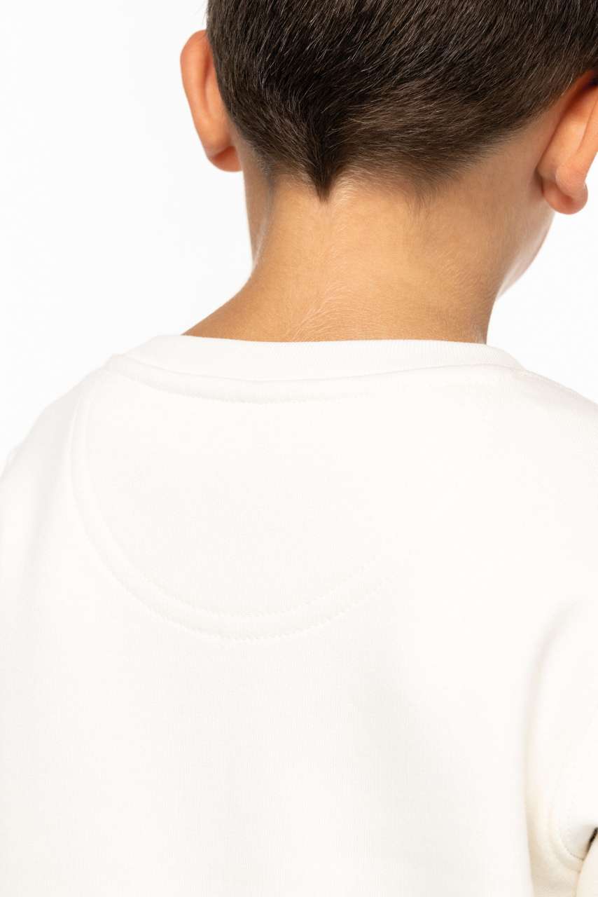 KIDS' ECO-FRIENDLY ROUND NECK SWEATSHIRT - Slika 4