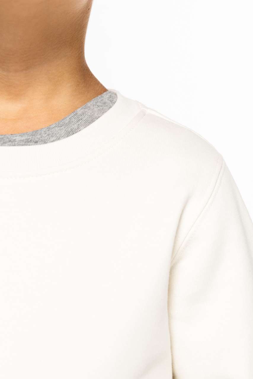 KIDS' ECO-FRIENDLY ROUND NECK SWEATSHIRT - Slika 5