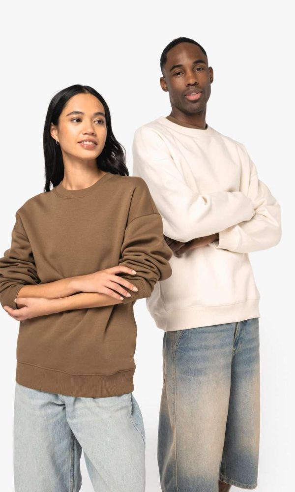 UNISEX ECO-FRIENDLY OVERSIZED CREW NECK SWEATSHIRT