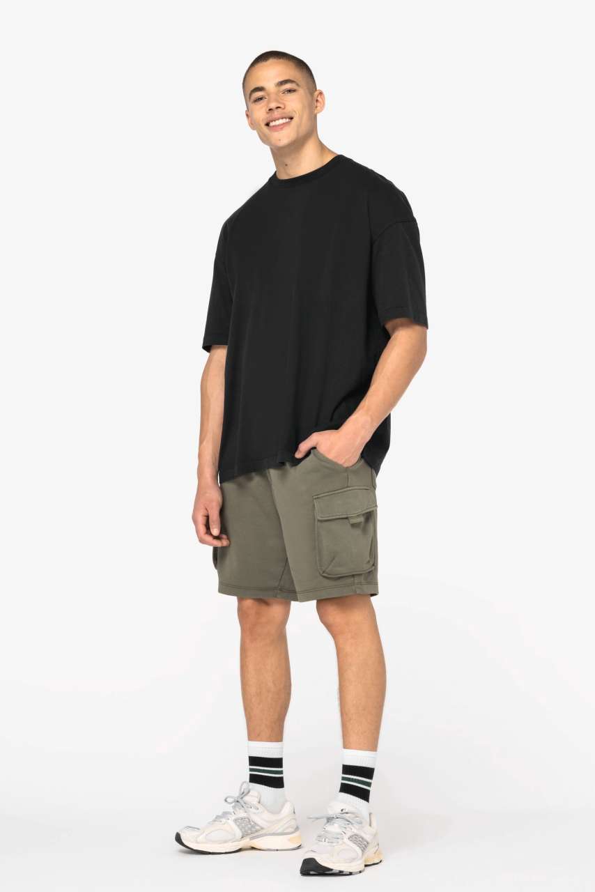 MEN’S FRENCH TERRY WASHED EFFECT CARGO SHORTS - Slika 6