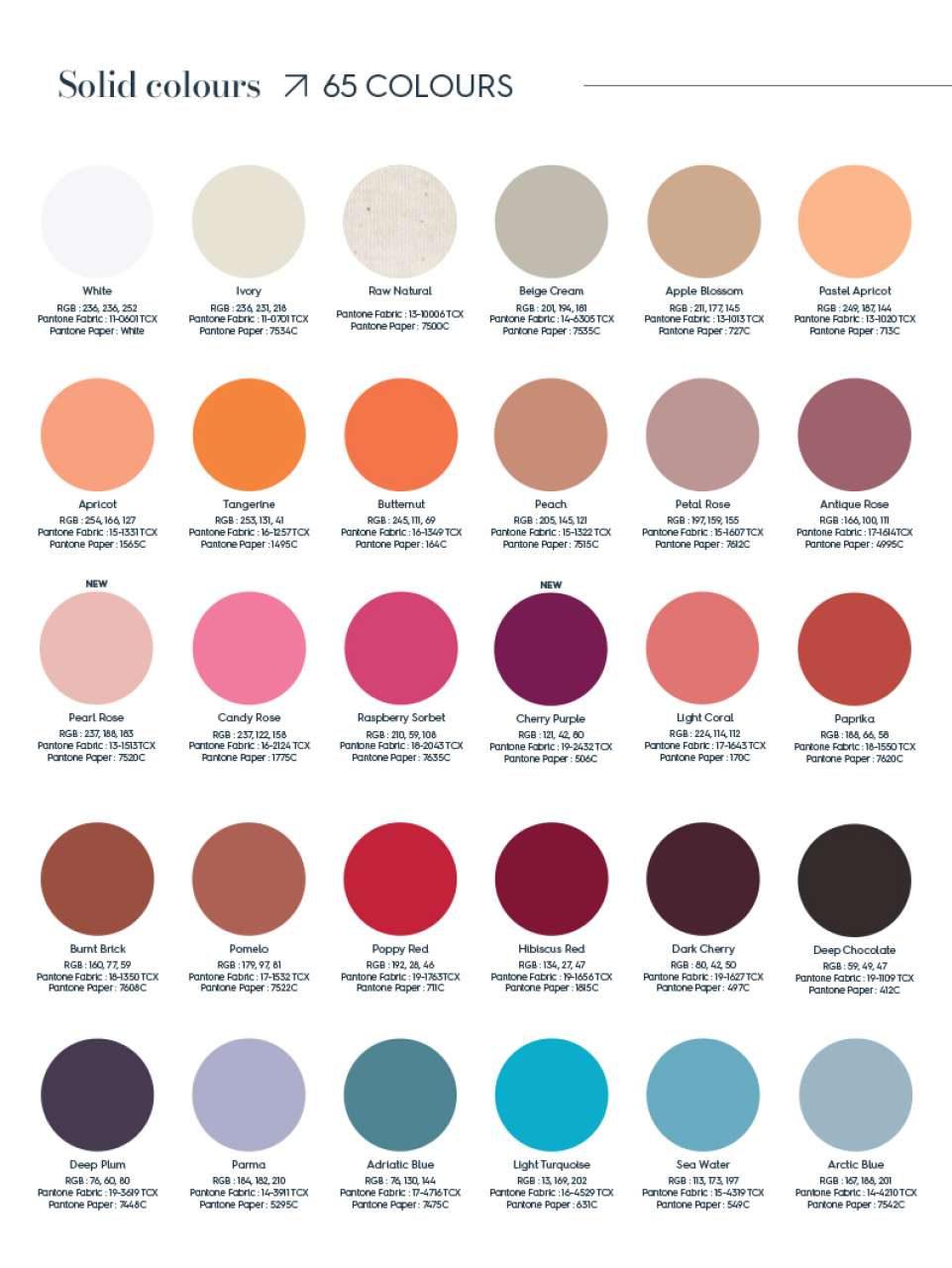 NATIVE SPIRIT COLOR CARD 2025 - Slika 2