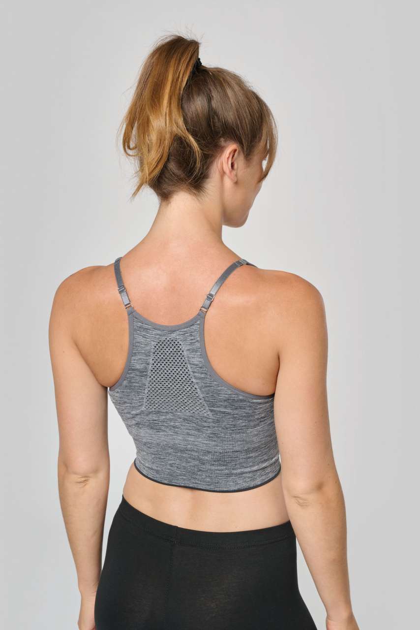 LADIES' SEAMLESS ADJUSTABLE SPORTS BRA - Slika 3