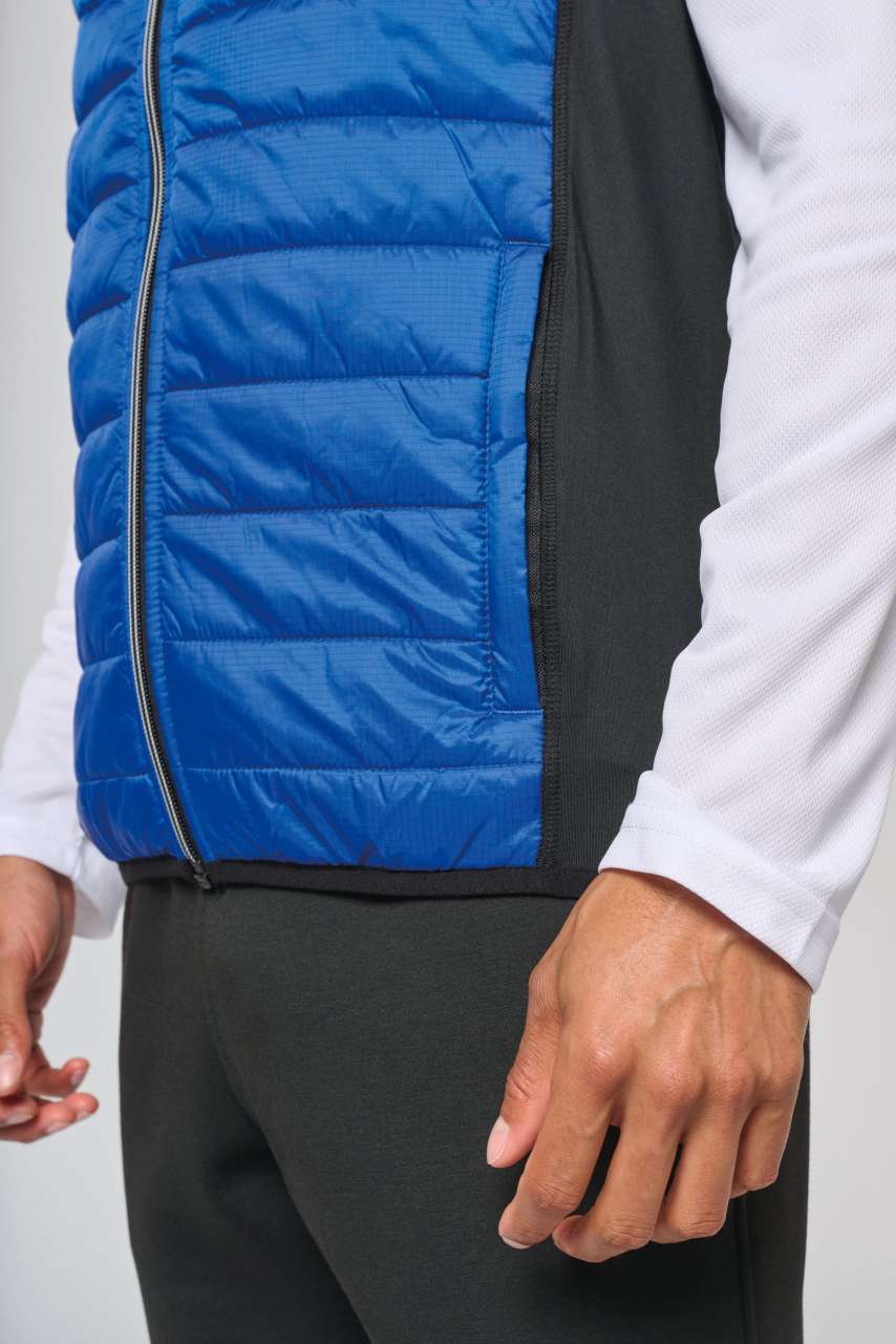 DUAL-FABRIC SLEEVELESS SPORTS JACKET - Slika 2