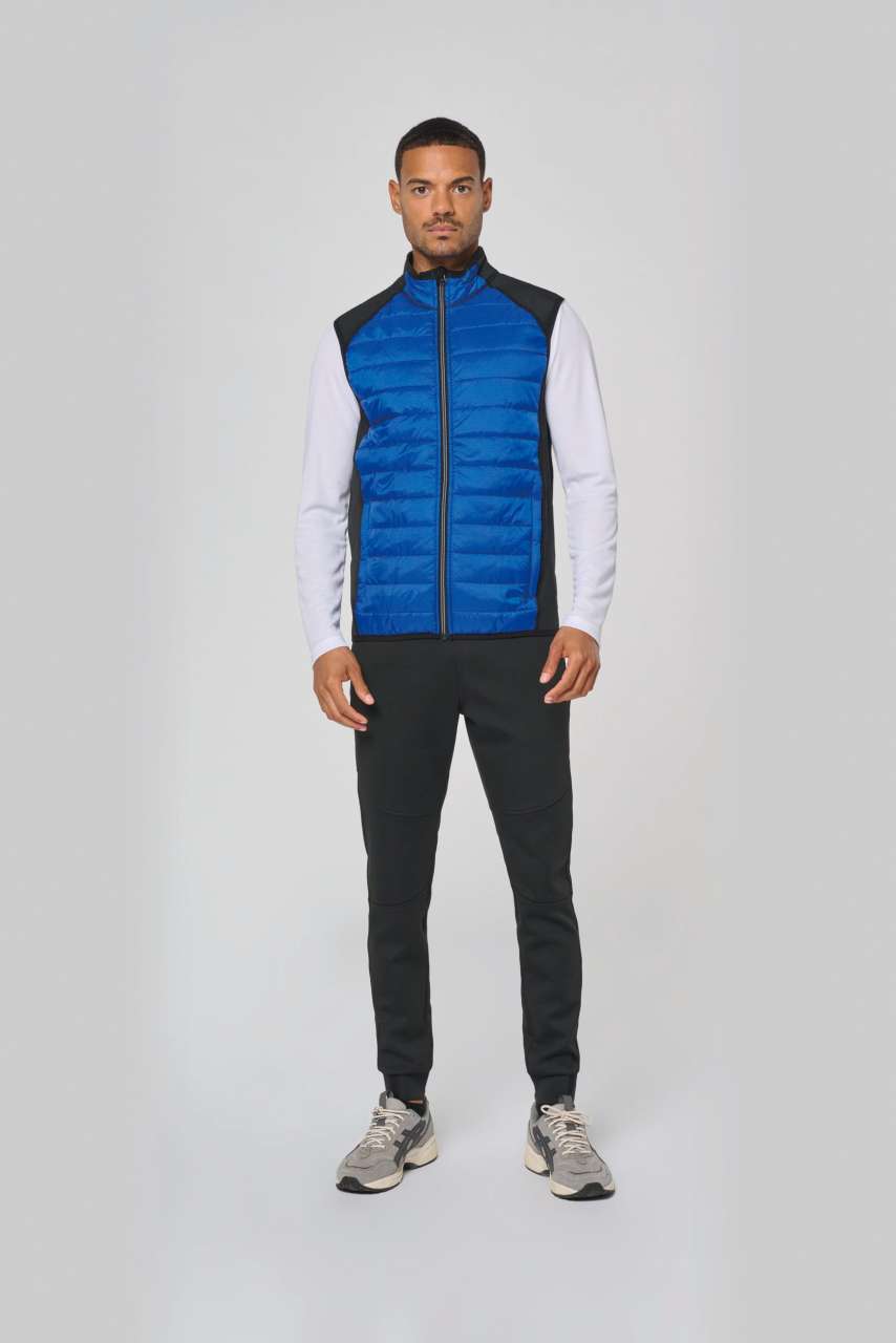 DUAL-FABRIC SLEEVELESS SPORTS JACKET - Slika 4