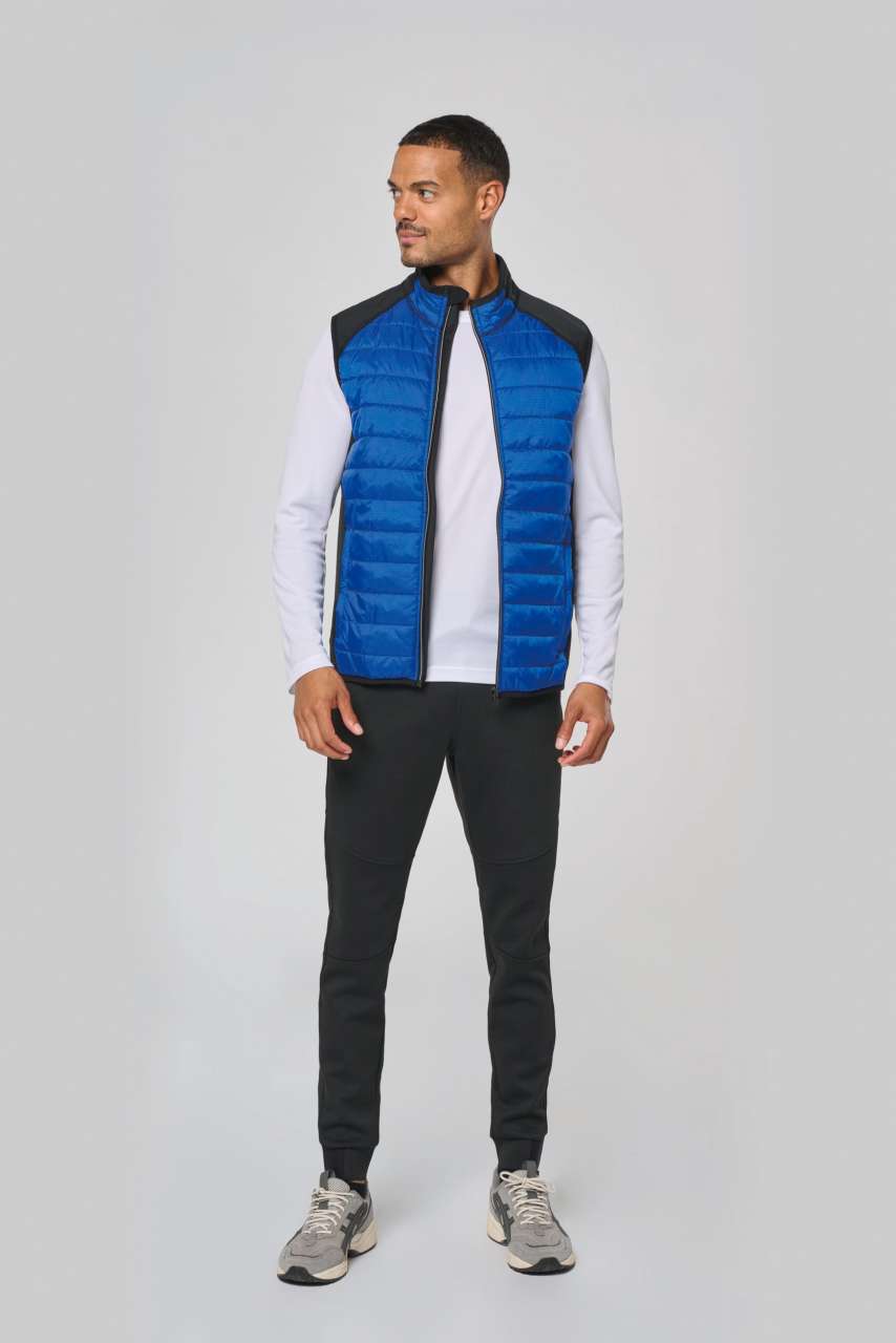 DUAL-FABRIC SLEEVELESS SPORTS JACKET - Slika 5