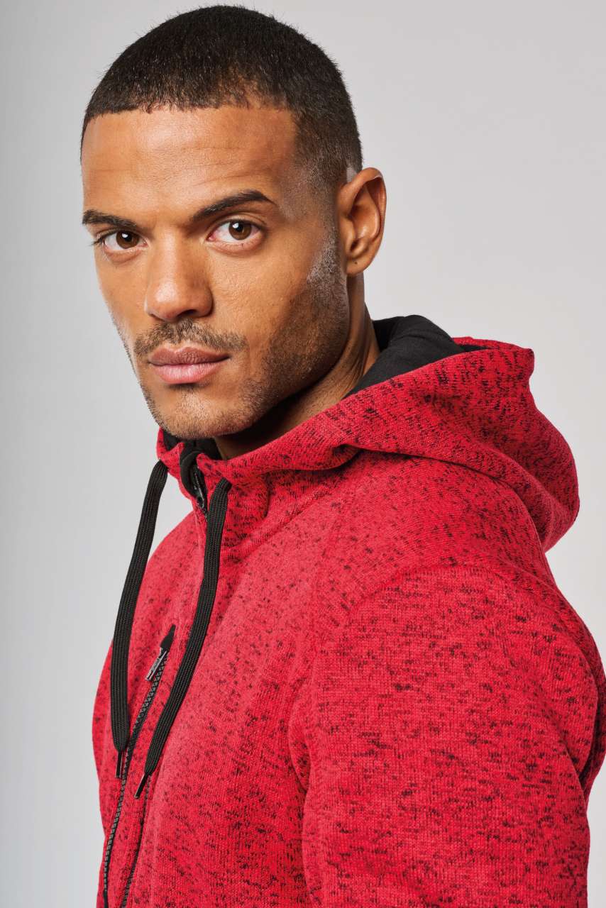 MEN'S HEATHER HOODED JACKET - Slika 5