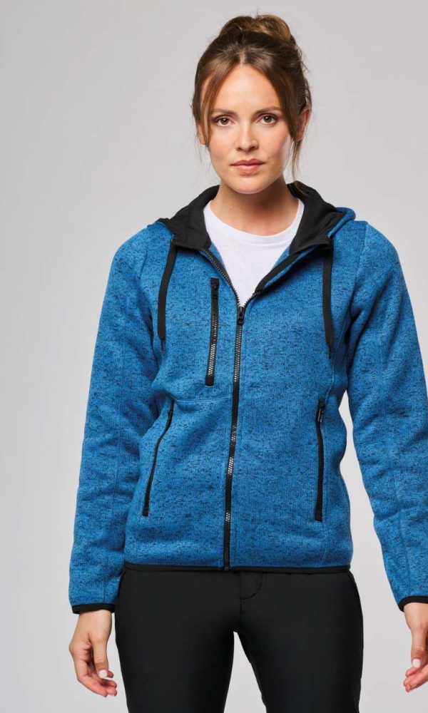 LADIES’ HEATHER HOODED JACKET