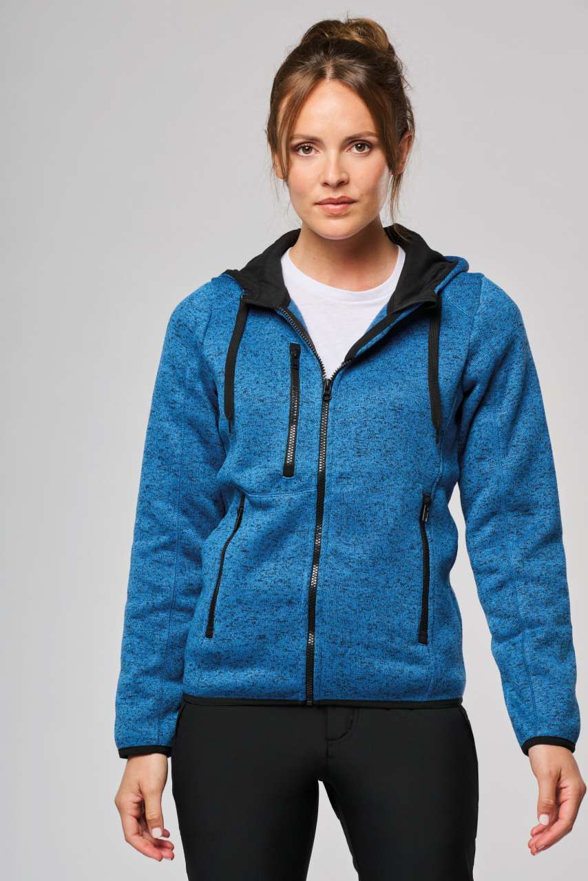 LADIES’ HEATHER HOODED JACKET