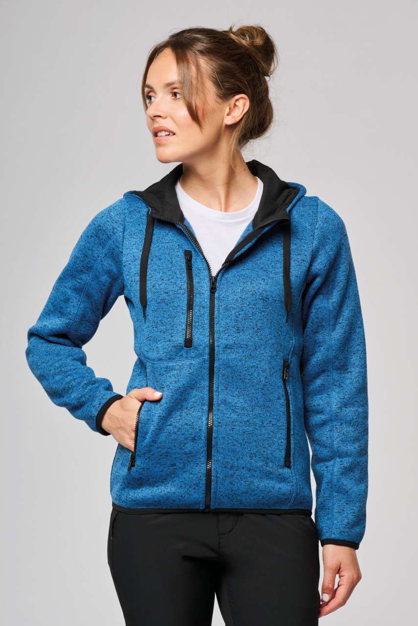 LADIES’ HEATHER HOODED JACKET - Slika 3