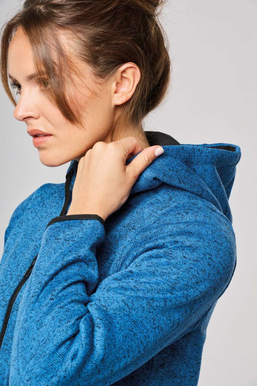 LADIES’ HEATHER HOODED JACKET - Slika 4