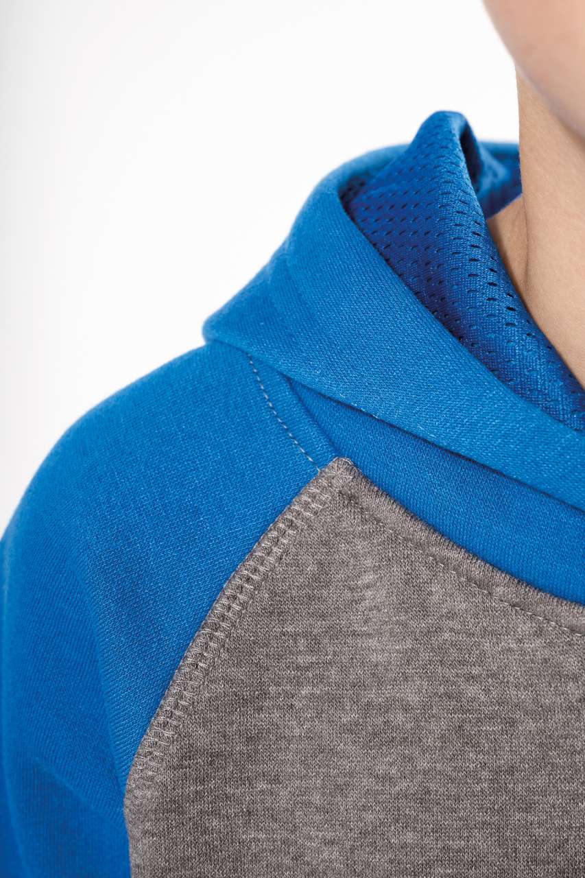 KIDS' TWO-TONE HOODED SWEATSHIRT - Slika 5