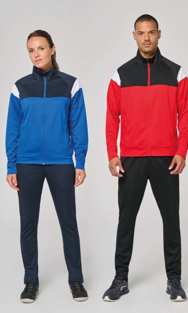 ADULT ZIPPED TRACKSUIT JACKET