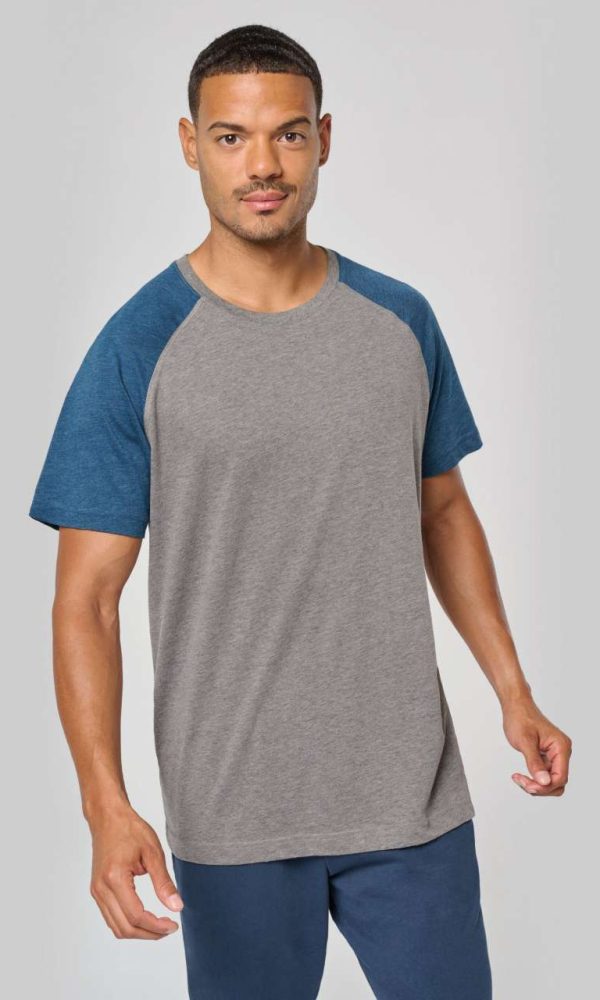 ADULT TRIBLEND TWO-TONE SPORTS SHORT-SLEEVED T-SHIRT