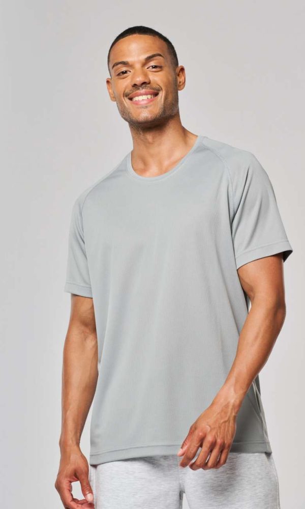 MEN'S RECYCLED ROUND NECK SPORTS T-SHIRT