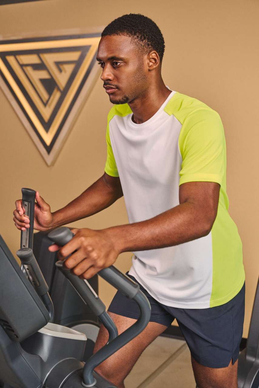 MEN'S ECO-FRIENDLY TWO-TONE SPORT T-SHIRT - Slika 5