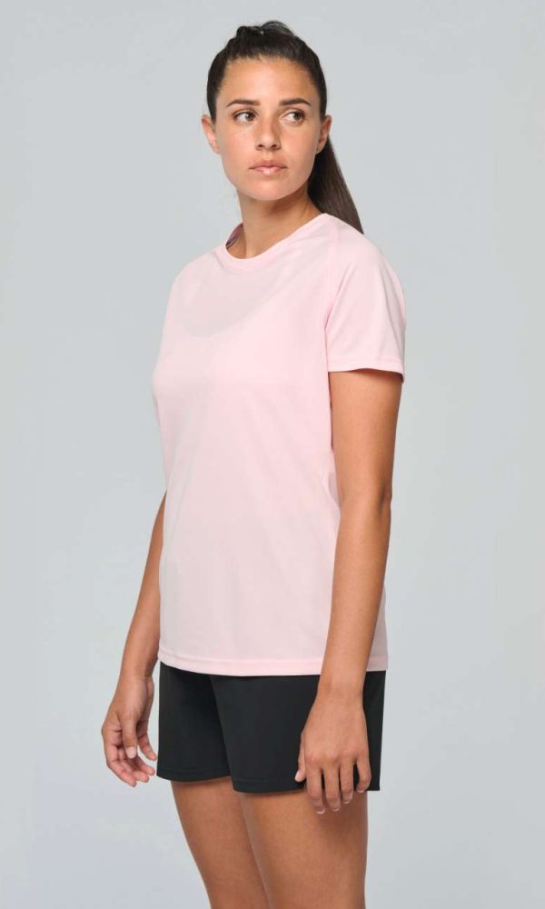 LADIES' SHORT-SLEEVED SPORTS T-SHIRT