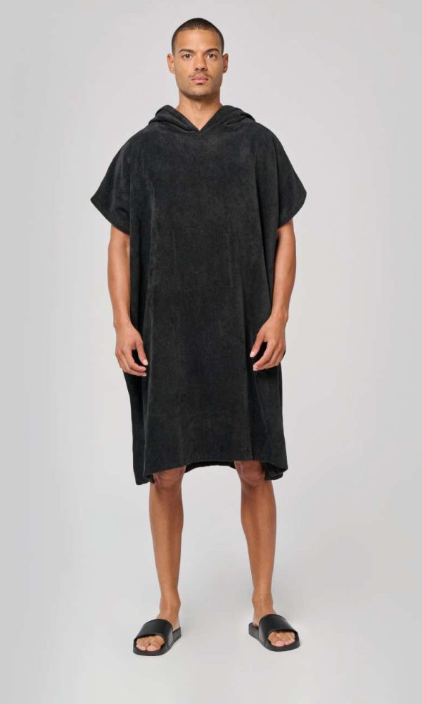 UNISEX HOODED TOWELLING PONCHO