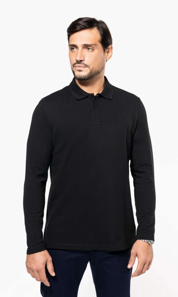 MEN'S LONG-SLEEVED SUPIMA® POLO SHIRT