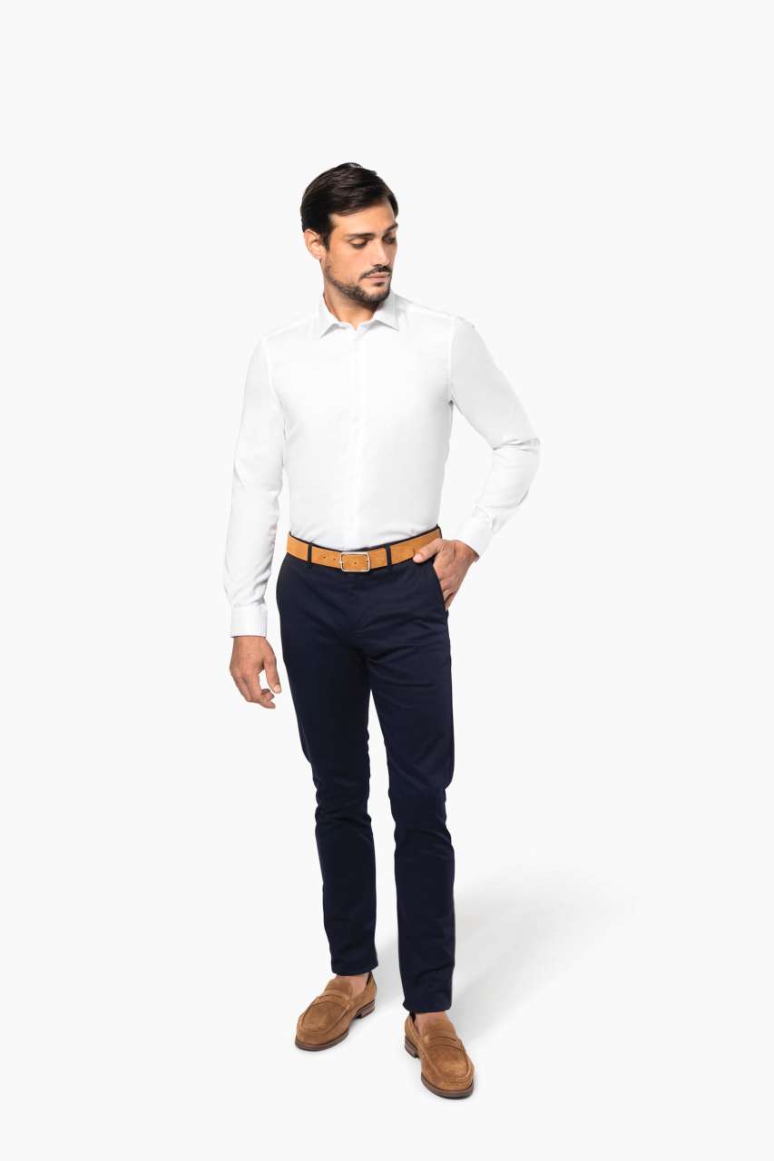 MEN'S PINPOINT OXFORD LONG-SLEEVED SHIRT - Slika 7