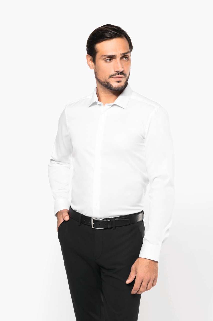 MEN'S LONG-SLEEVED TWILL SHIRT