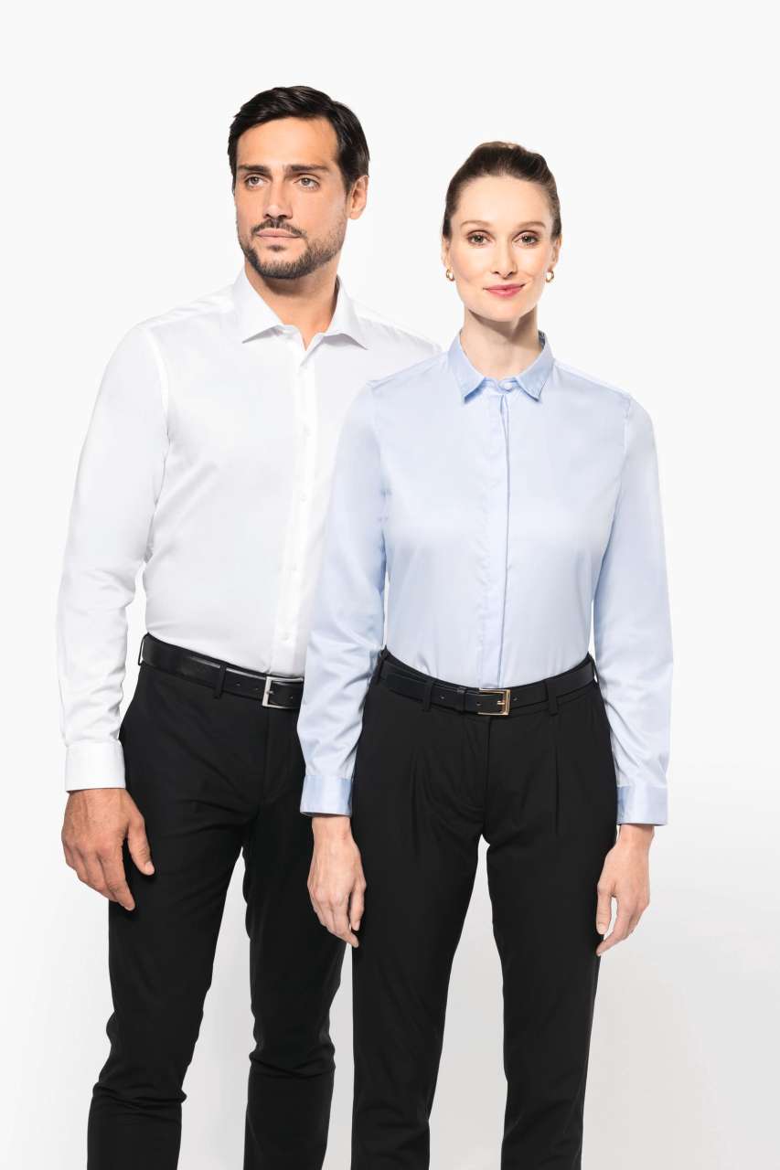 MEN'S LONG-SLEEVED TWILL SHIRT - Slika 9