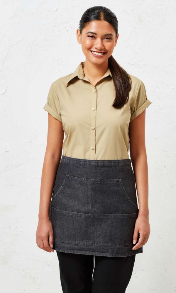 JEANS STITCH DENIM WAIST APRON