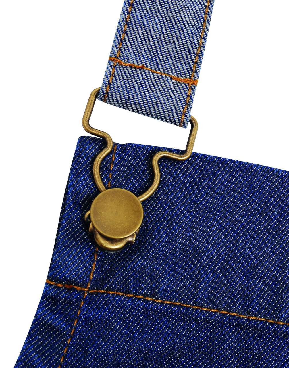 'DISTRICT' WAXED LOOK DENIM BIB APRON - Slika 2