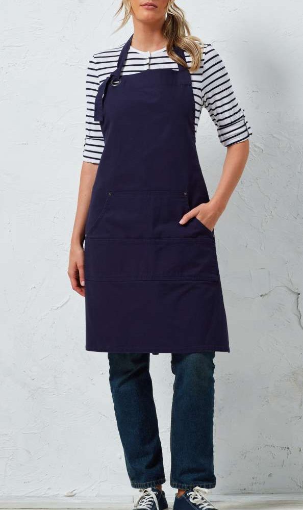 'CALIBRE' HEAVY COTTON CANVAS POCKET APRON