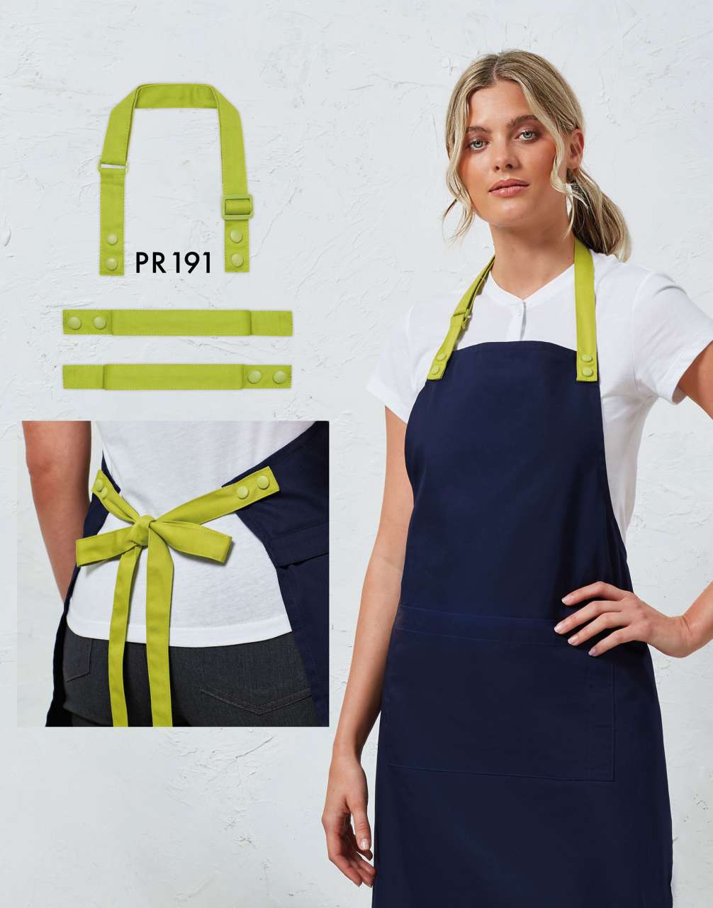'COLOURS ' SWAP & POP APRON - STRAP - Slika 5