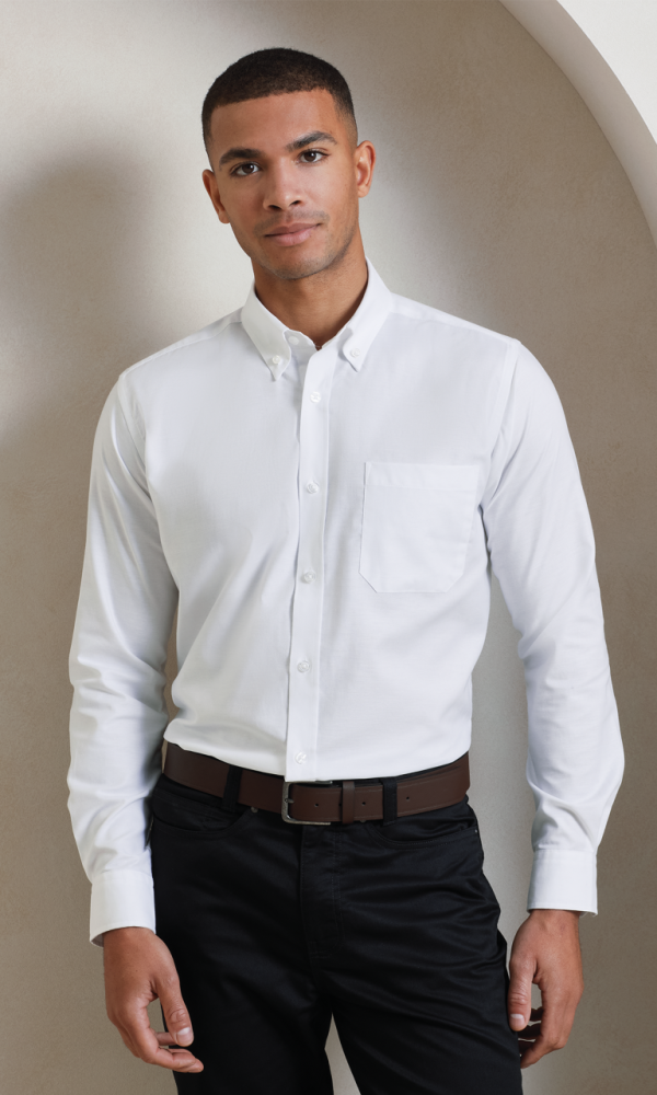 MEN’S LONG SLEEVE SIGNATURE OXFORD SHIRT