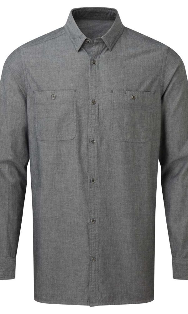 MEN'S ORGANIC CHAMBRAY FAIRTRADE SHIRT