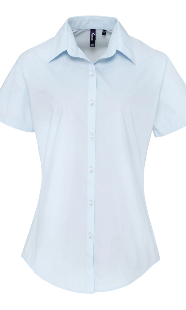 WOMEN'S POPLIN SUPREME SHORT SLEEVE SHIRT