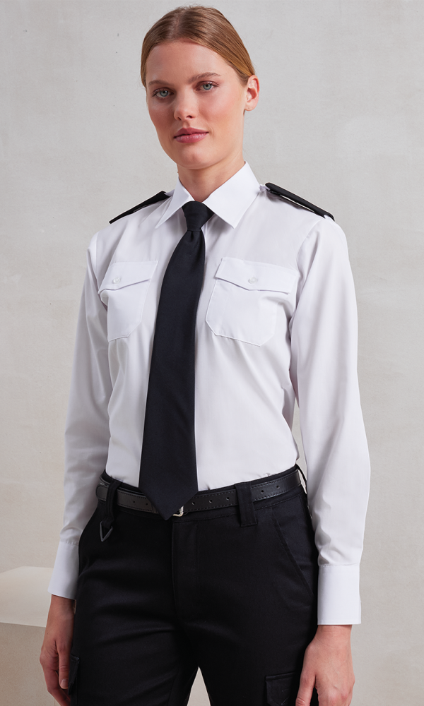 WOMEN'S LONG SLEEVE PILOT SHIRT