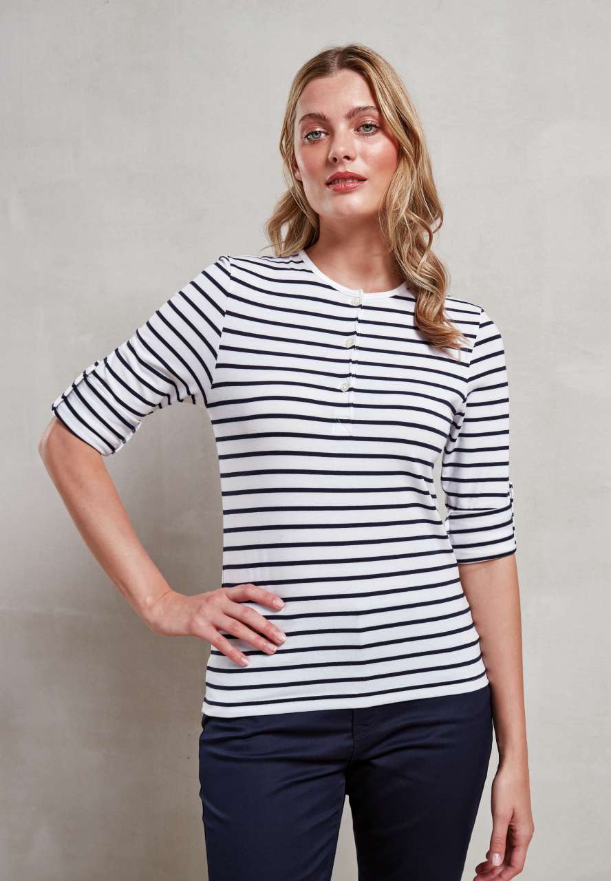 WOMEN'S LONG JOHN ROLL SLEEVE TEE