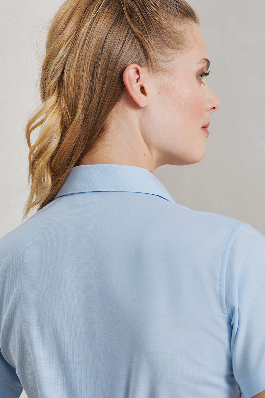 WOMEN'S SHORT SLEEVE SIGNATURE OXFORD BLOUSE - Slika 3