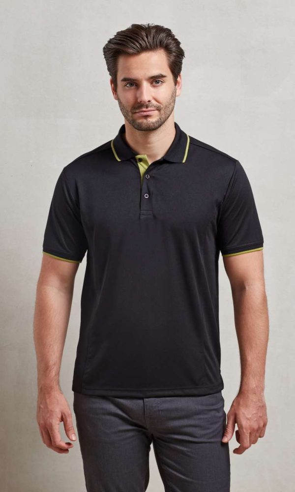 MEN’ S CONTRAST COOLCHECKER® POLO