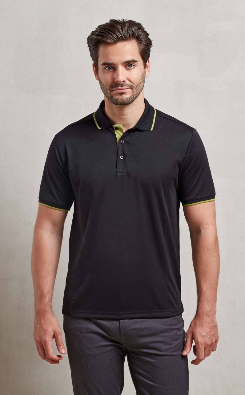 MEN’ S CONTRAST COOLCHECKER® POLO