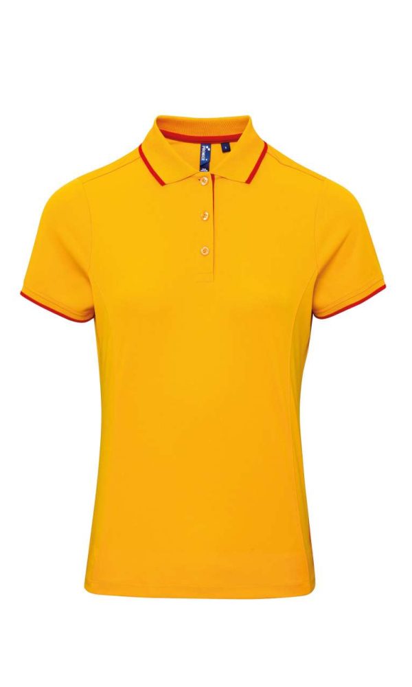 LADIES’ CONTRAST COOLCHECKER® POLO