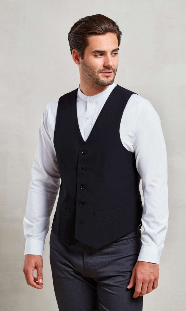MEN’S LINED POLYESTER WAISTCOAT