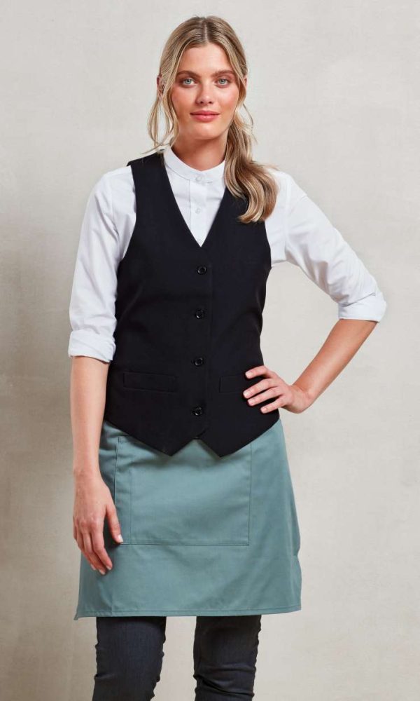 WOMEN'S LINED POLYESTER WAISTCOAT