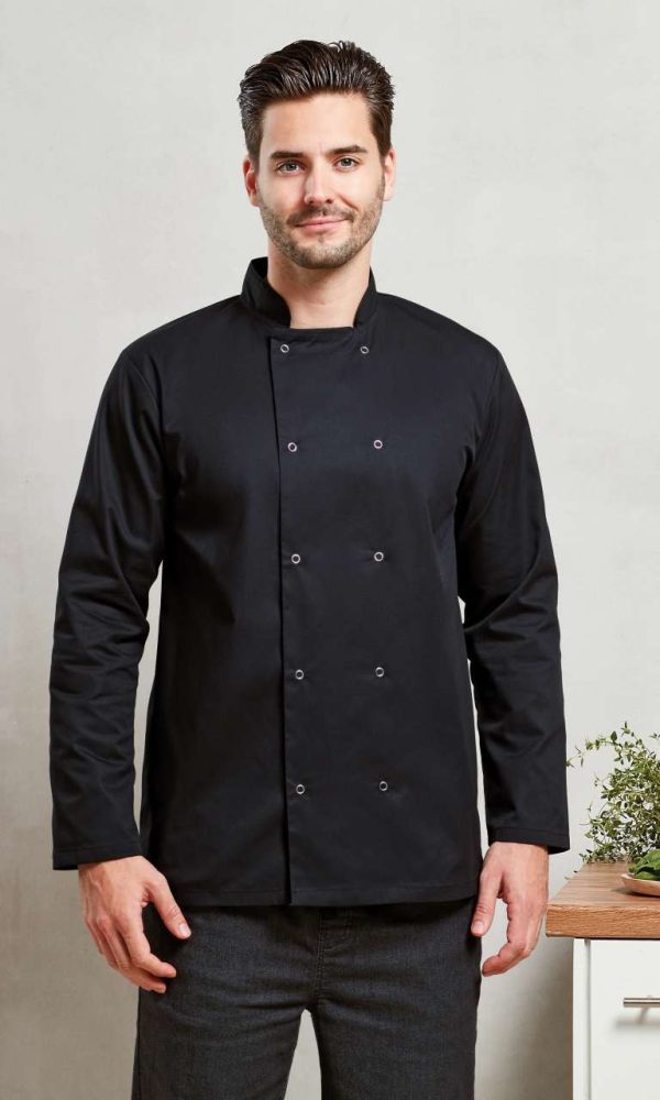 CHEF'S LONG SLEEVE STUD JACKET
