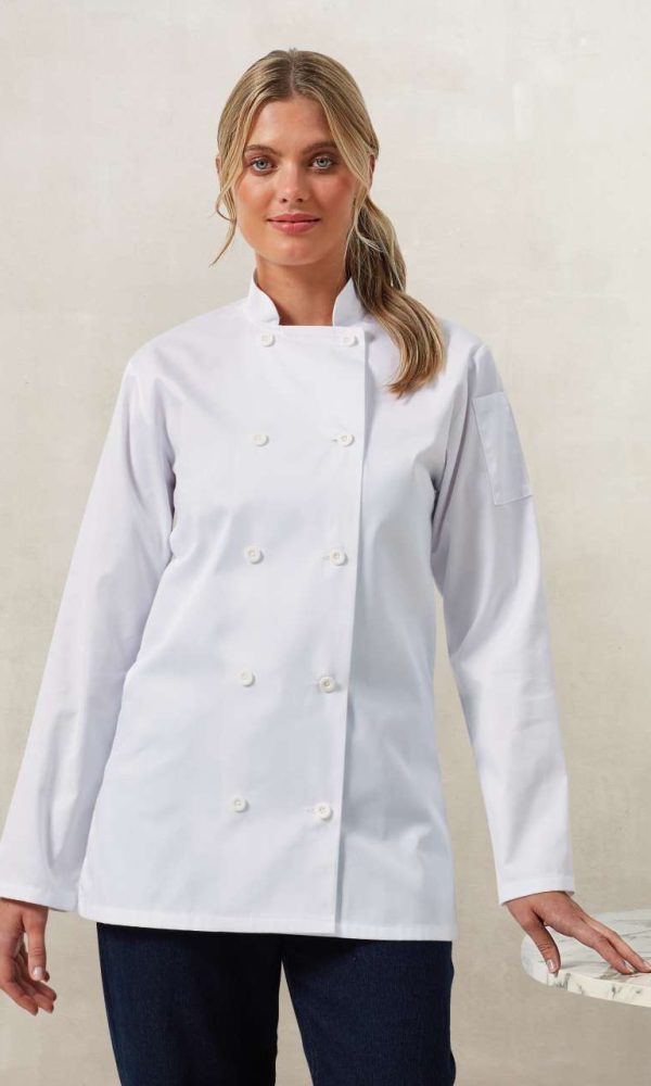 WOMEN'S LONG SLEEVE CHEF'S JACKET