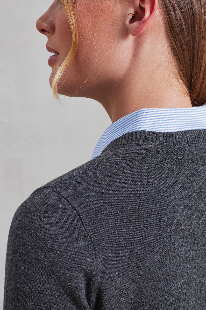 WOMEN'S BUTTON-THROUGH KNITTED CARDIGAN - Slika 2