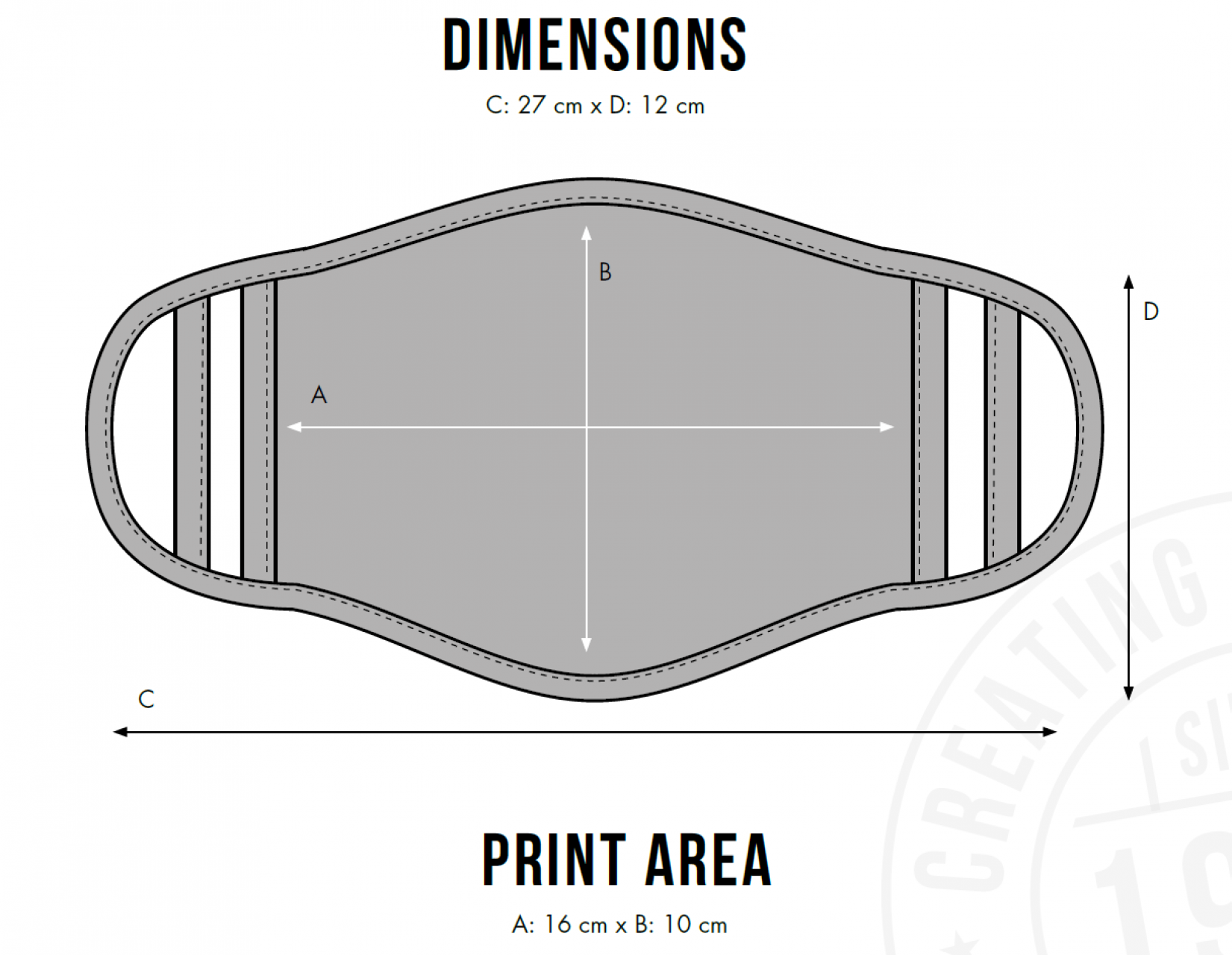 2 PLY FACE COVERING - 1 UNIT->5 PCS - Slika 2
