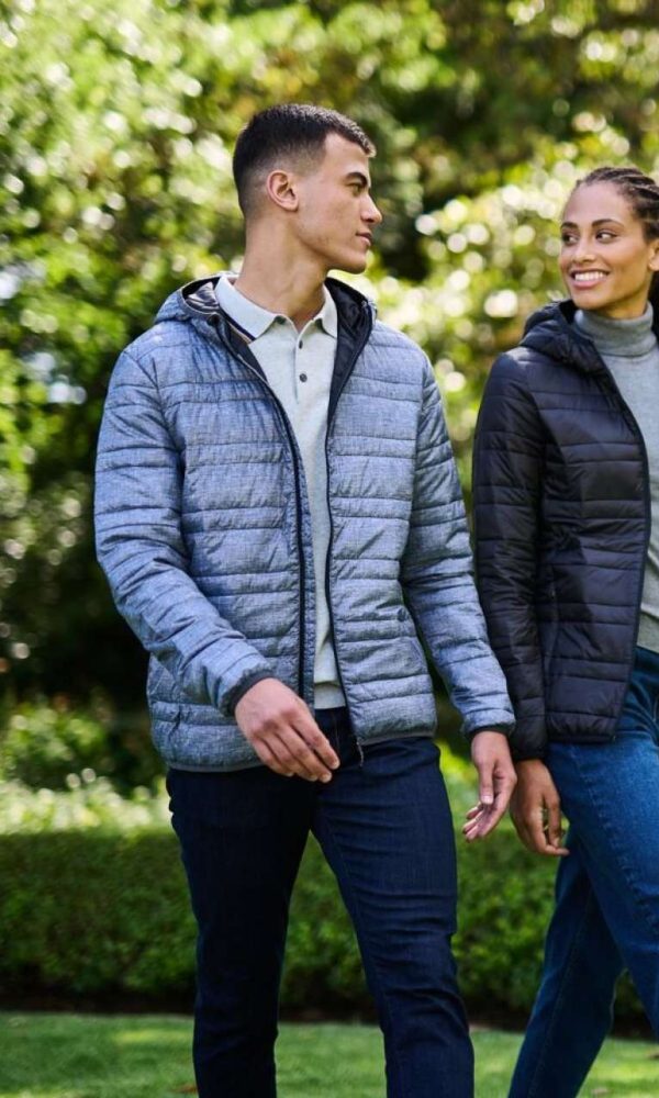 HOODED PACKAWAY FIREDOWN JACKET